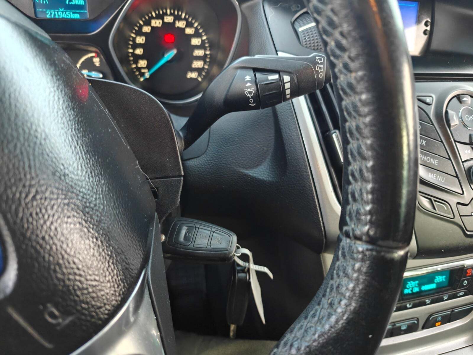 Gul Ford Focus fra 2012