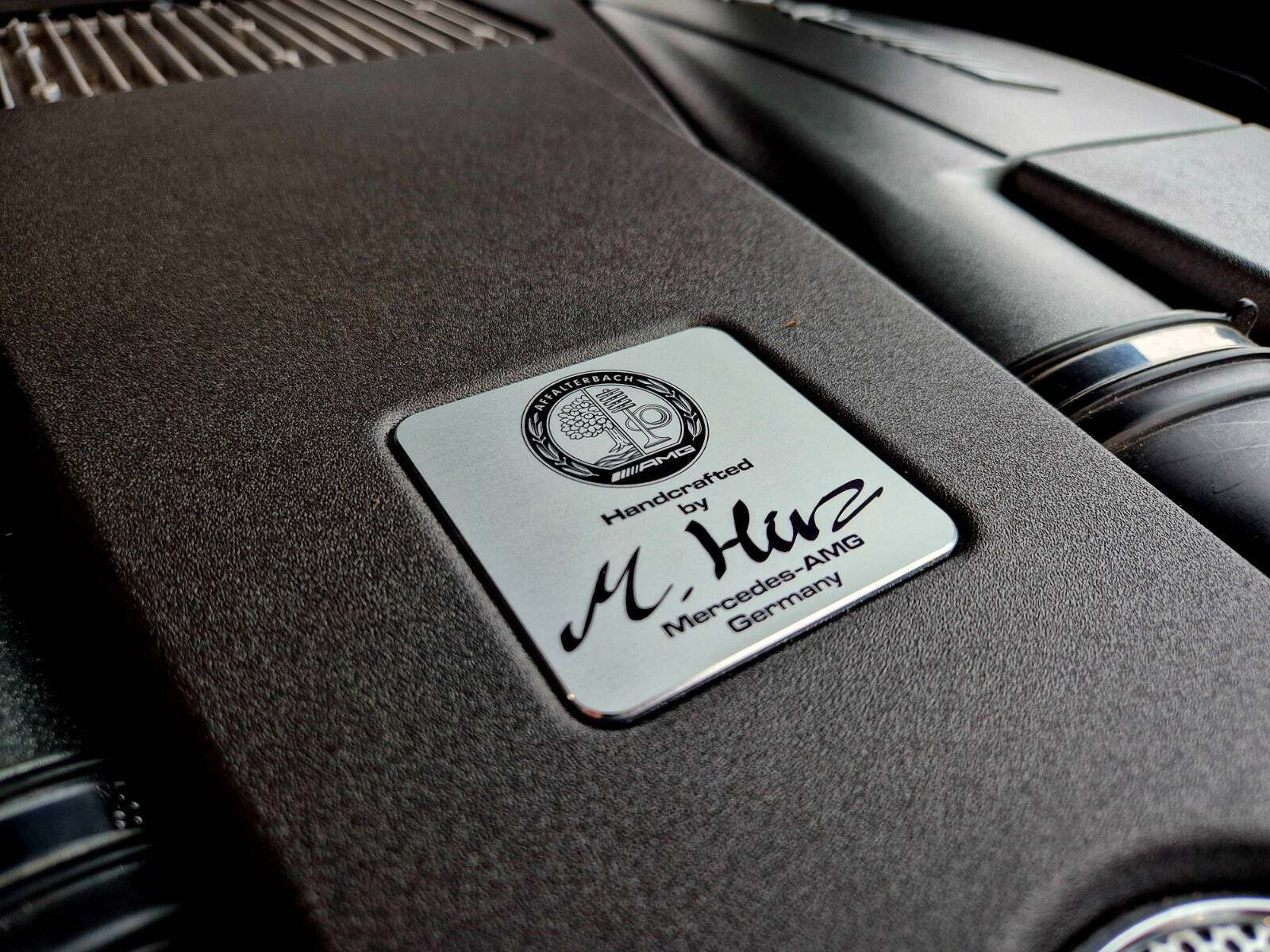 Sort Mercedes S63 fra 2016