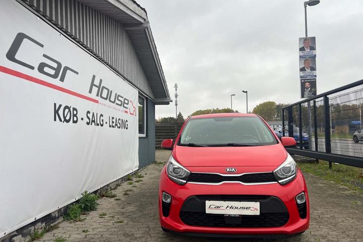 Rød Kia Picanto fra 2018