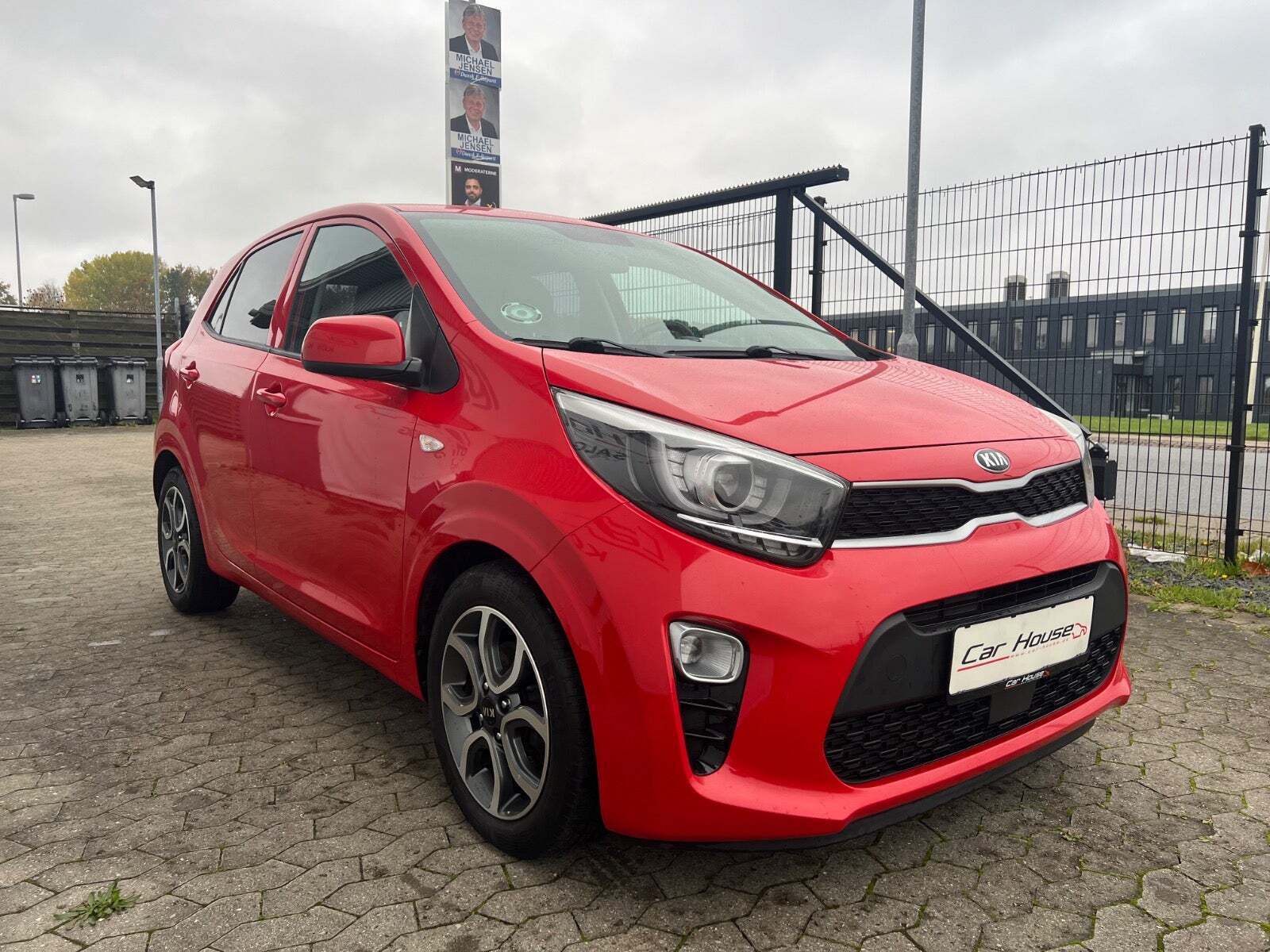 Rød Kia Picanto fra 2018