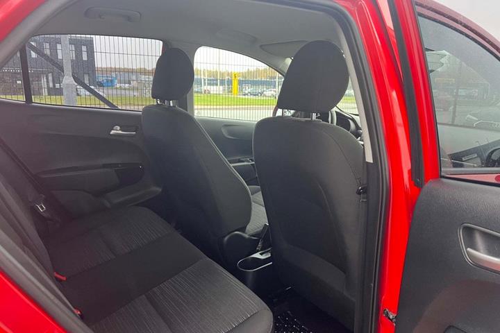 Rød Kia Picanto fra 2018