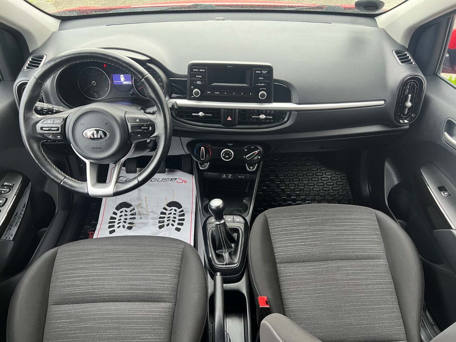 Rød Kia Picanto fra 2018