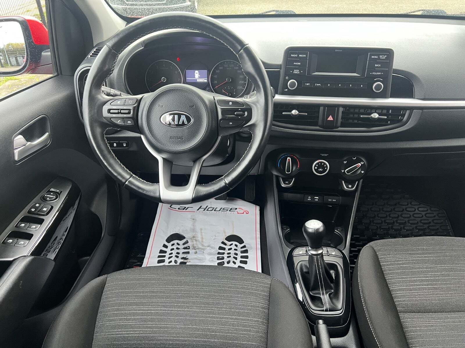 Rød Kia Picanto fra 2018