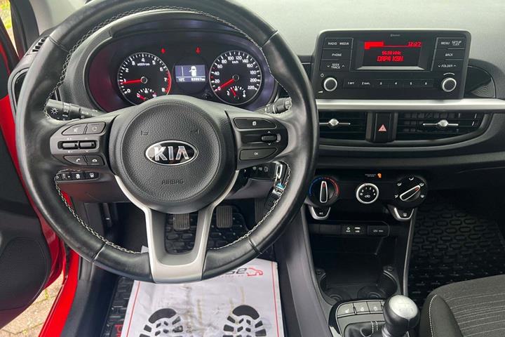 Rød Kia Picanto fra 2018