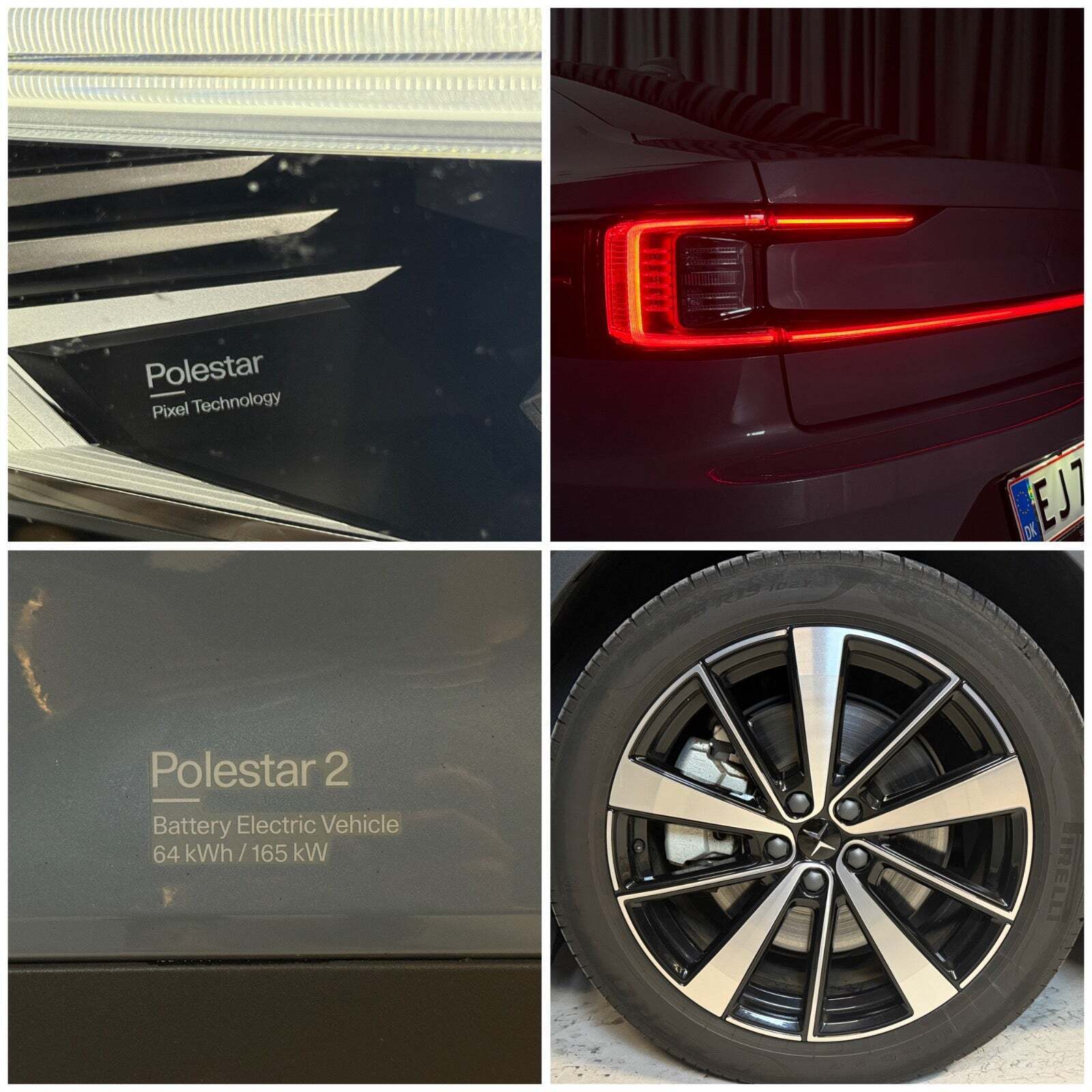 Grå Polestar 2 fra 2022