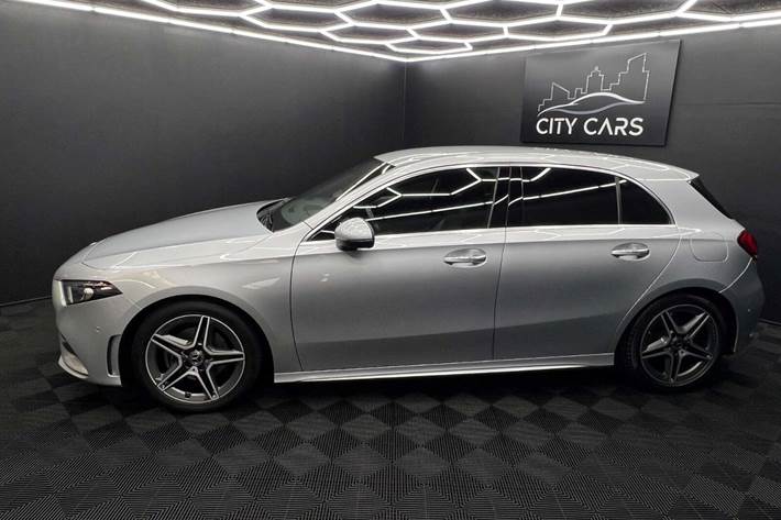 Sølv Mercedes A200 fra 2018