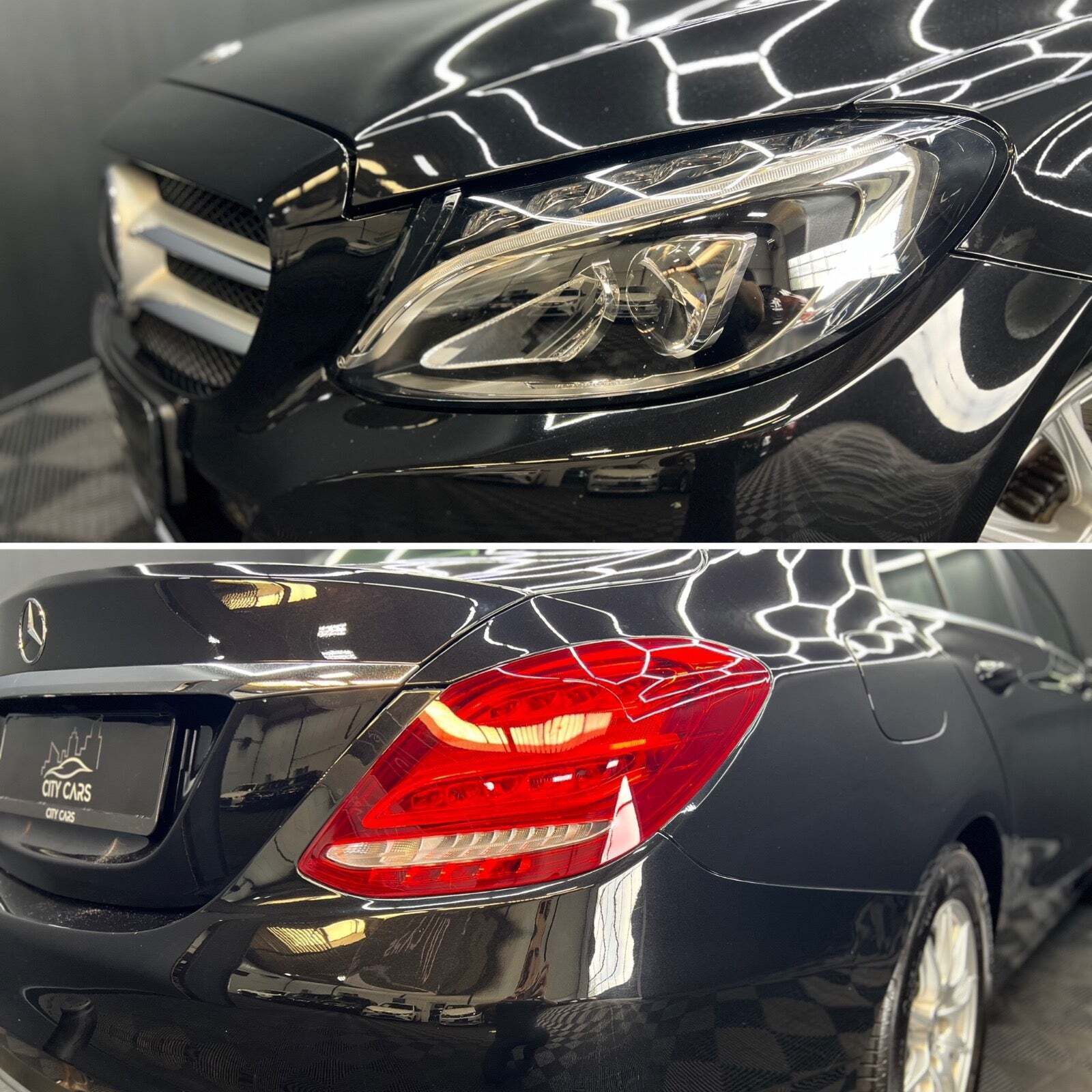 Sort Mercedes C220 d fra 2017