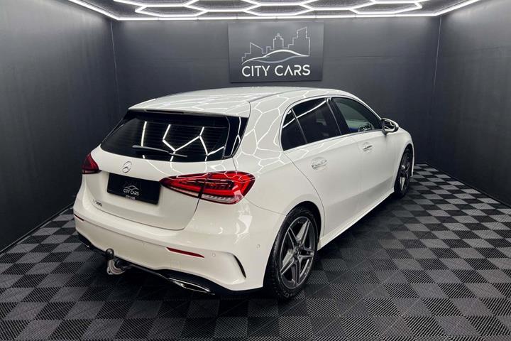 Hvid Mercedes A200 fra 2019