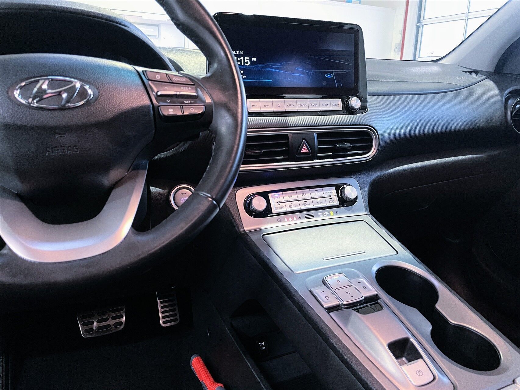 Hvid Hyundai Kona fra 2020