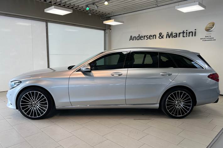 Sølv Mercedes C220 d fra 2018
