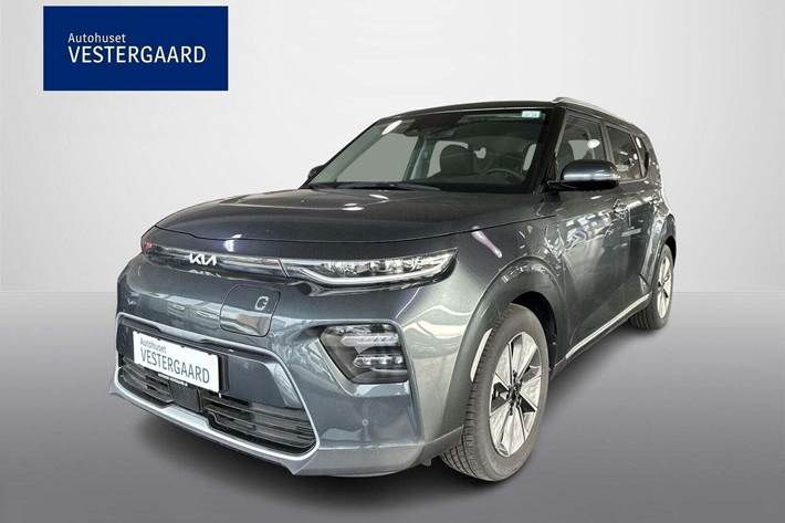 Grå Kia e-Soul fra 2023 set udefra