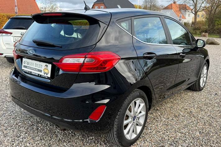 Sort Ford Fiesta fra 2018