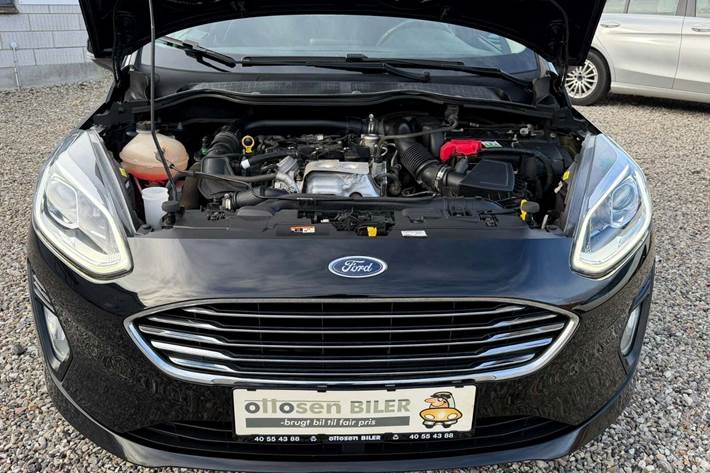 Sort Ford Fiesta fra 2018