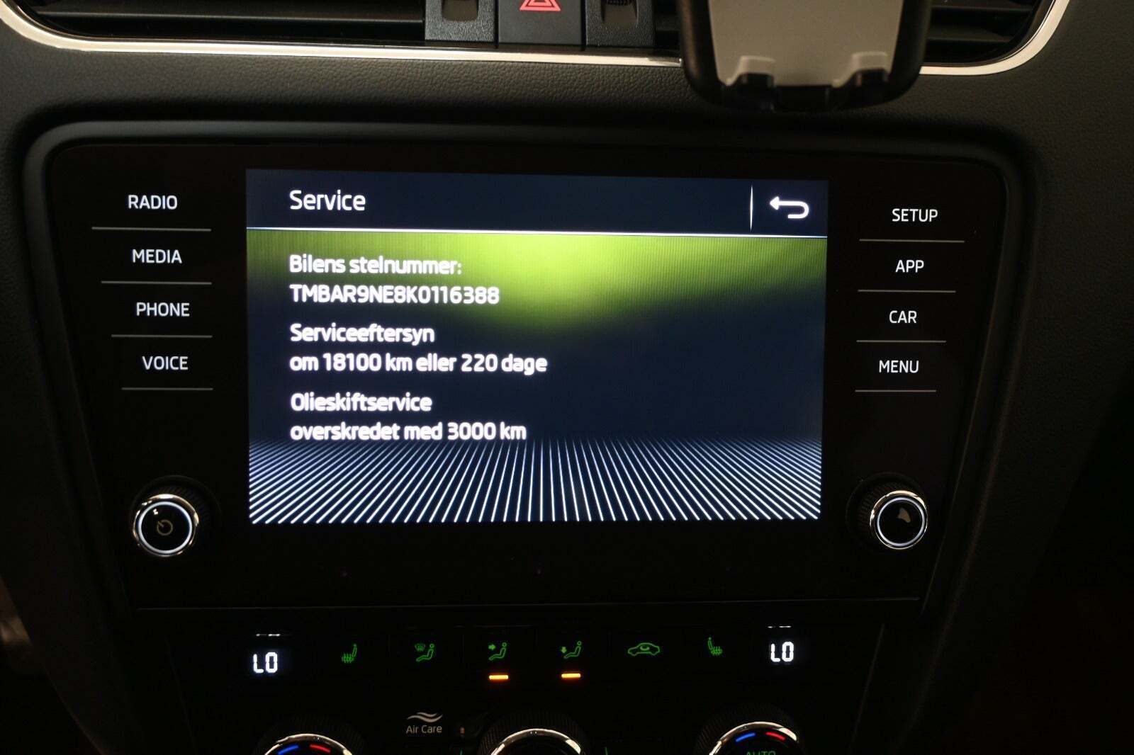 Sølv Skoda Octavia fra 2019