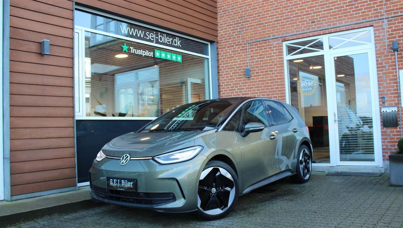 Grøn VW ID.3 fra 2023