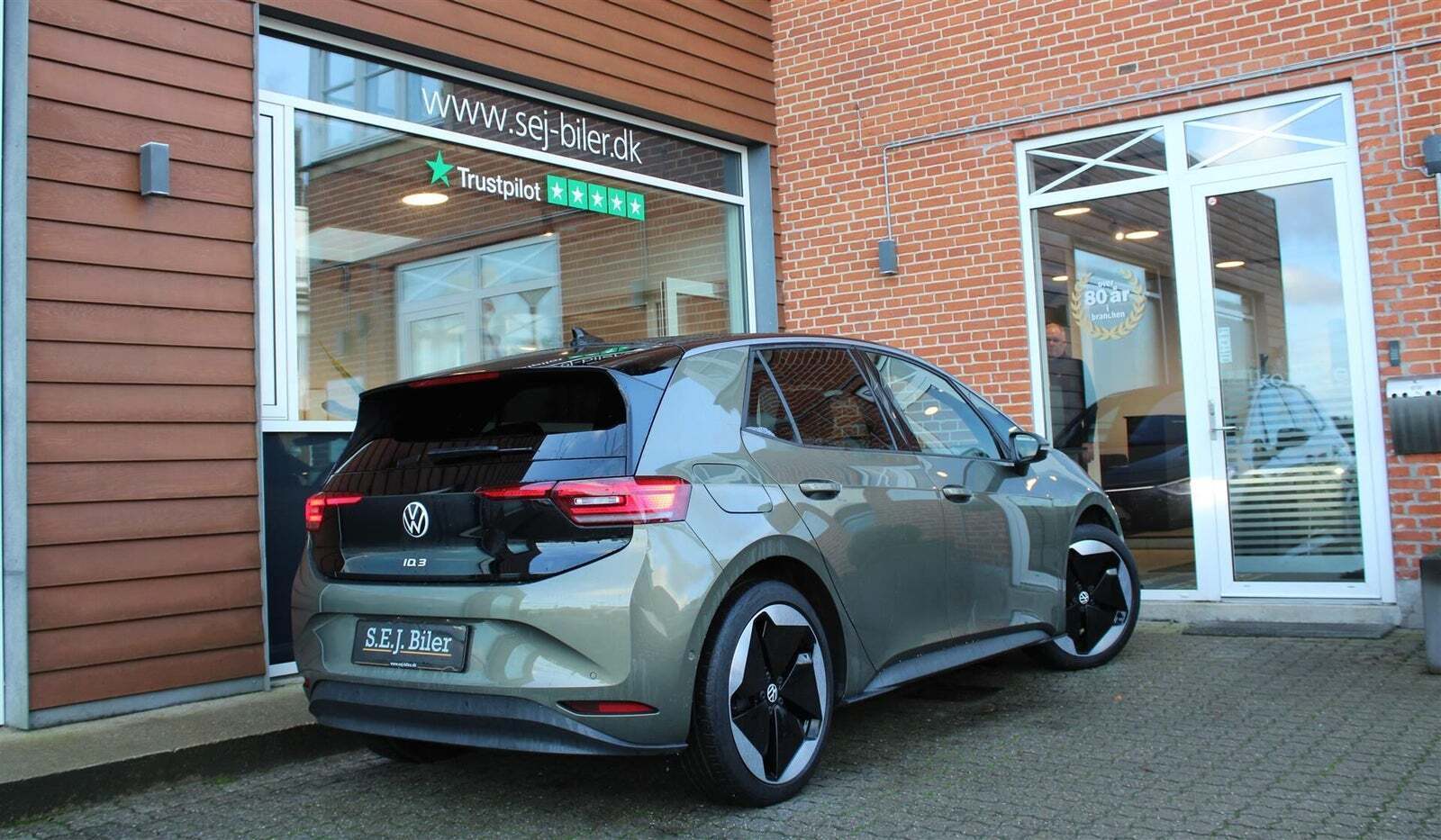 Grøn VW ID.3 fra 2023