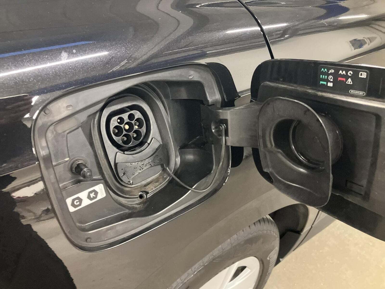 Sort Skoda Enyaq fra 2022