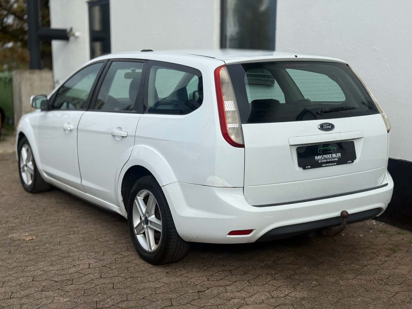 Hvid Ford Focus fra 2008