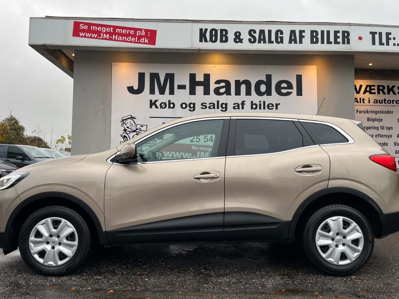 Beige Renault Kadjar fra 2016