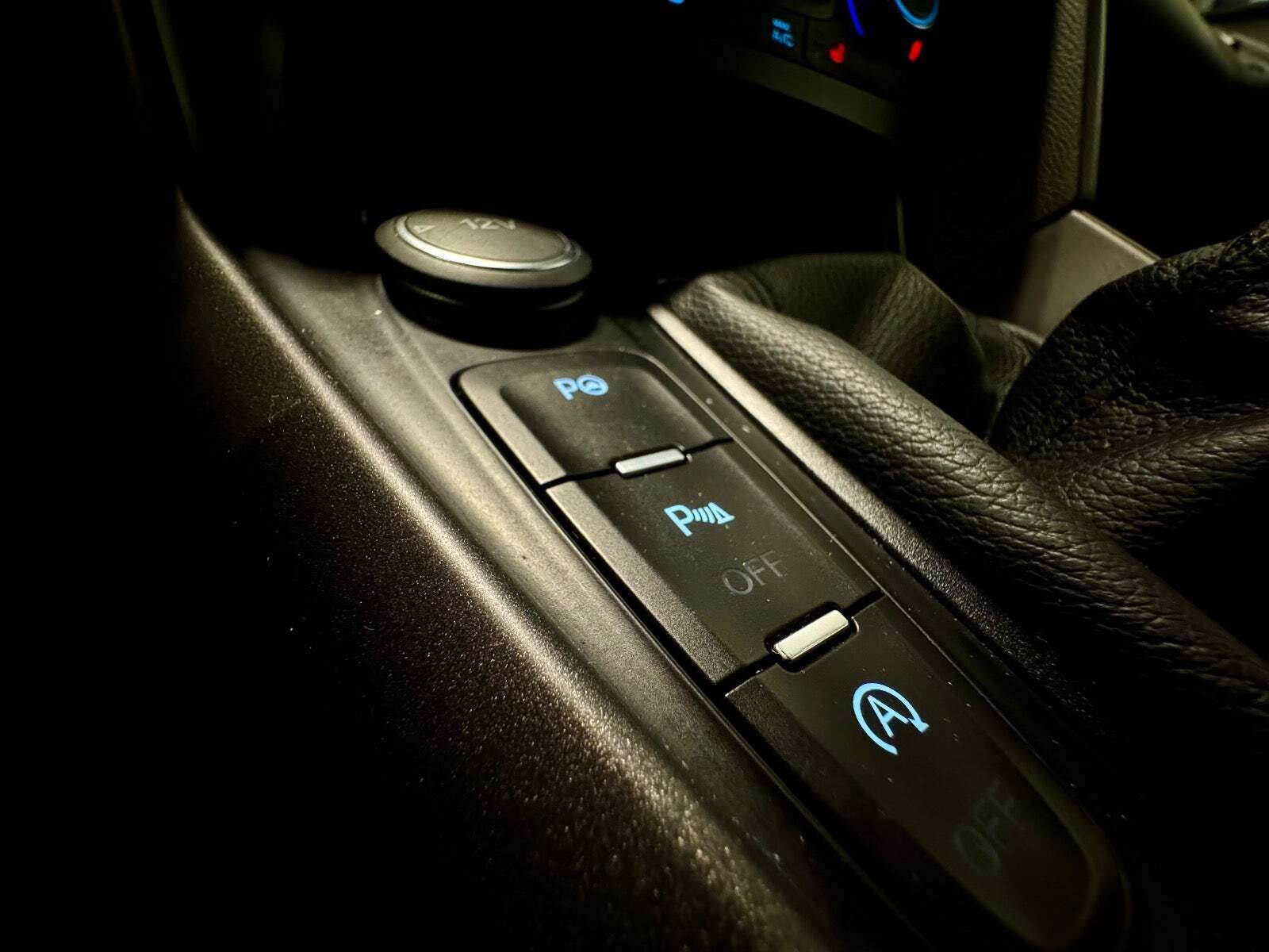 Blå Ford Focus fra 2018