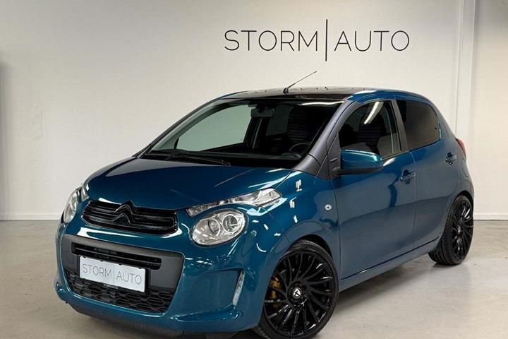 Blå Citroën C1 fra 2020 set udefra