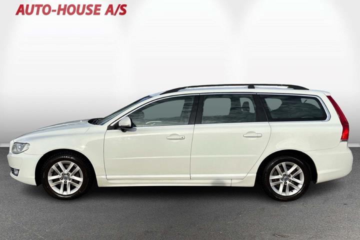 Hvid Volvo V70 fra 2014