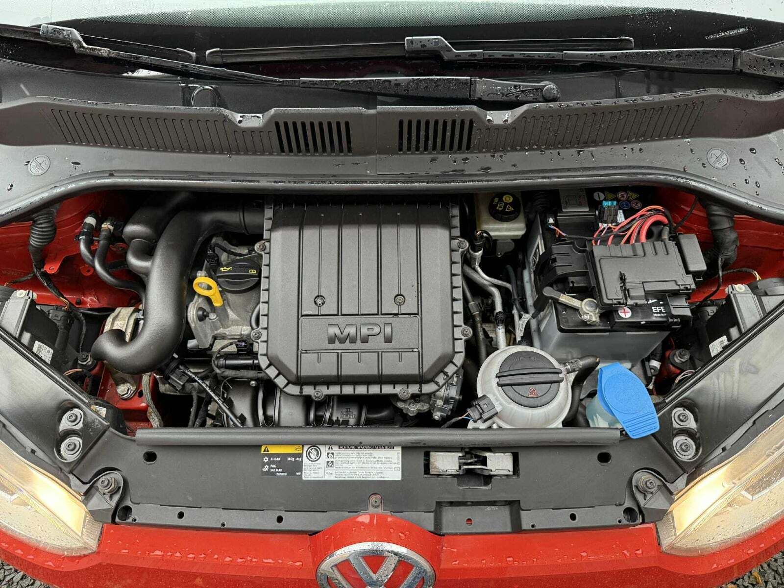 Orange VW UP! fra 2016