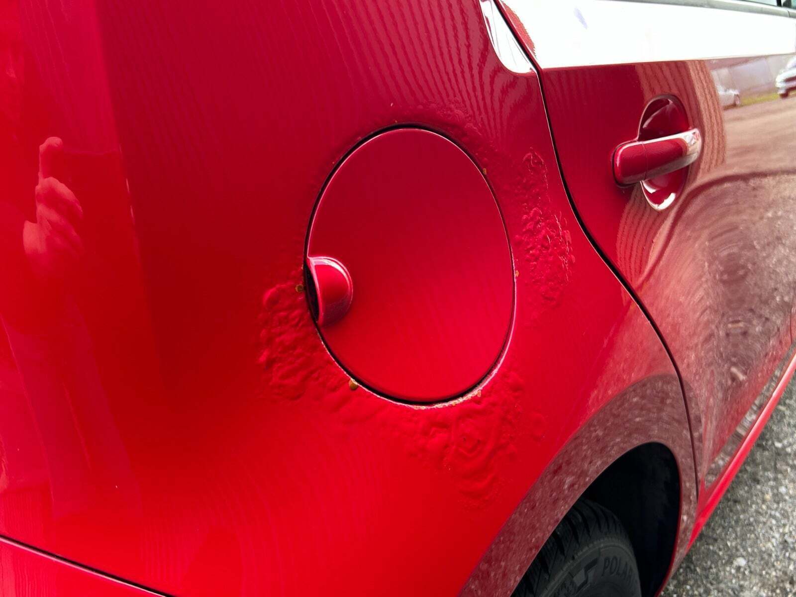 Rød Skoda Citigo fra 2013