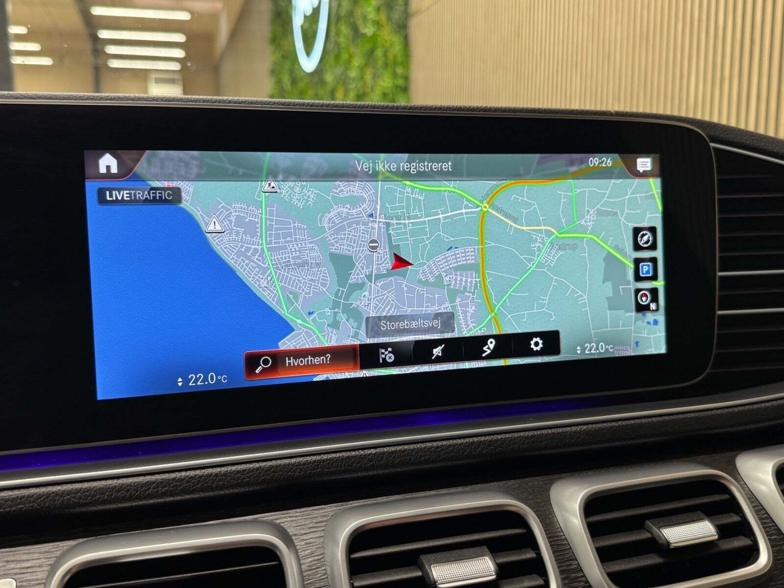 Hvid Mercedes GLE350 de fra 2023