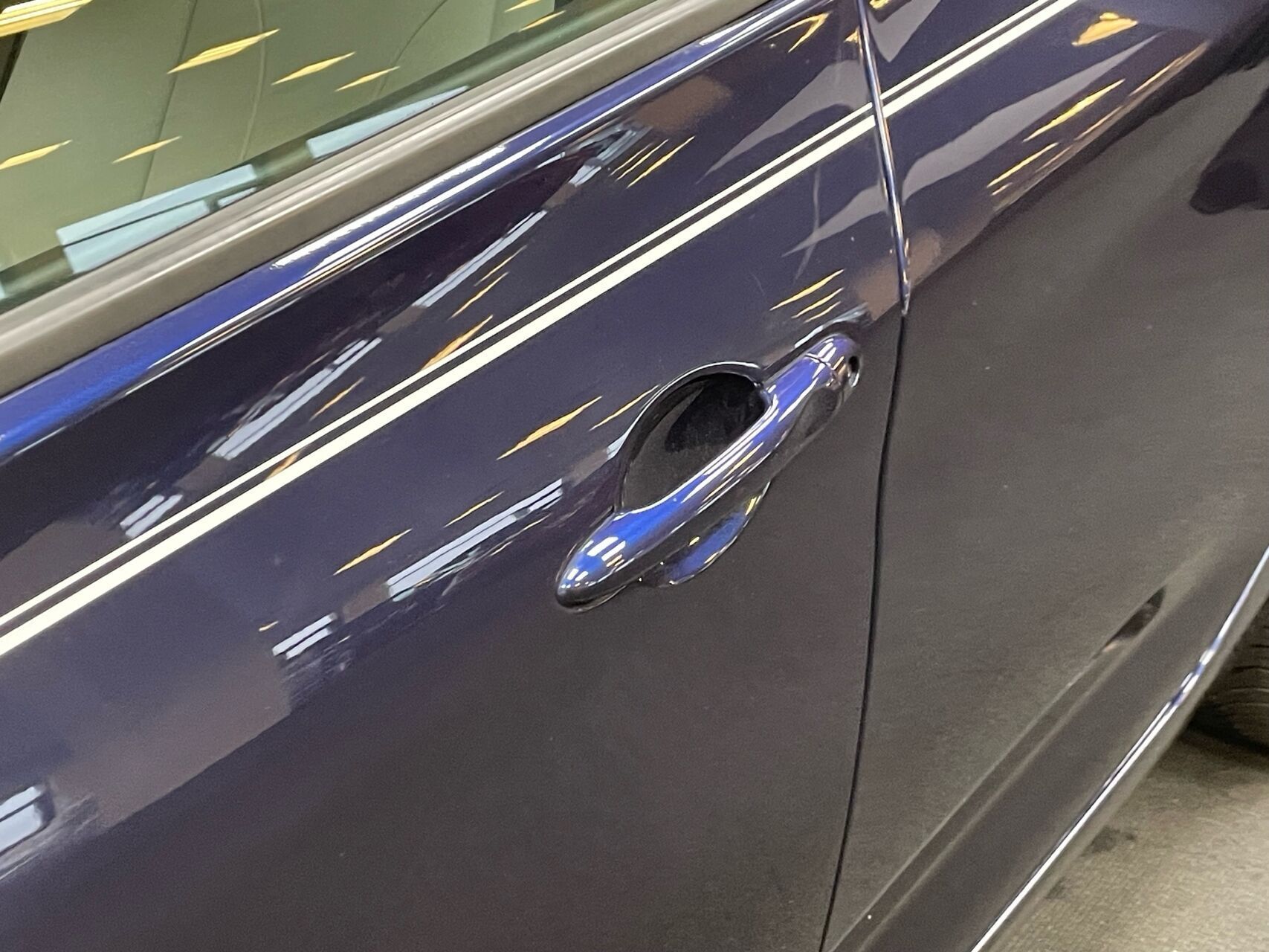 Blå Renault Zoe fra 2021