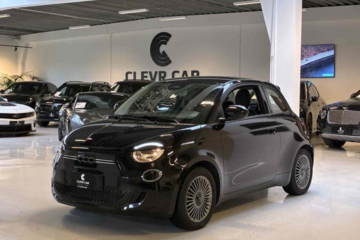 Sort Fiat 500e fra 2021