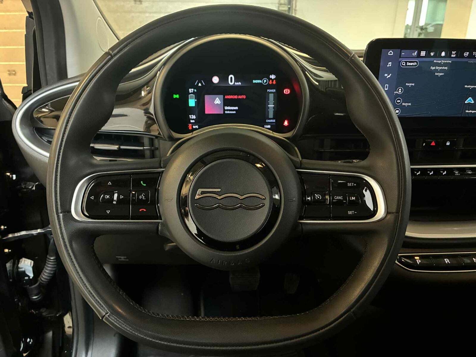 Sort Fiat 500e fra 2021