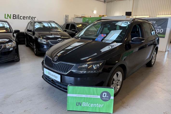 Sort Skoda Fabia fra 2018