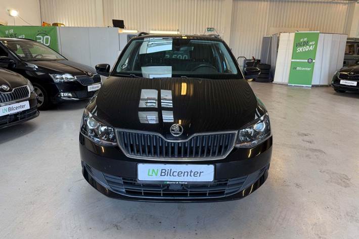 Sort Skoda Fabia fra 2018