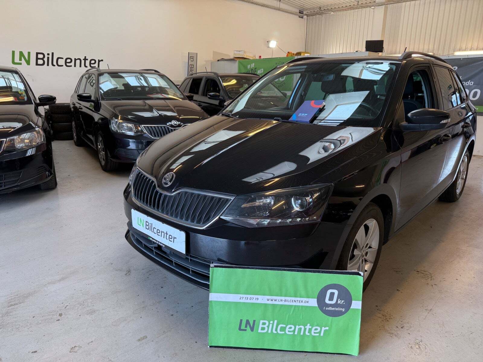 Sort Skoda Fabia fra 2018