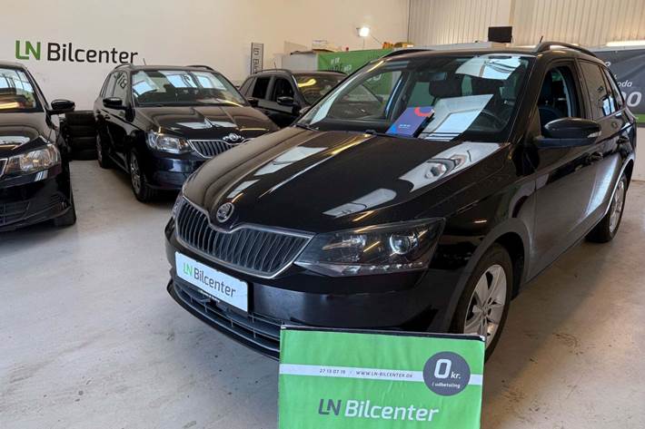 Sort Skoda Fabia fra 2018