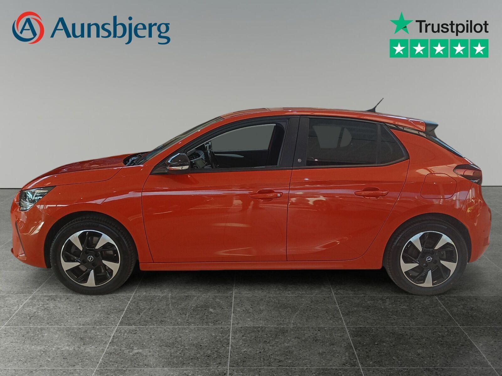 Orange Opel Corsa-e fra 2021