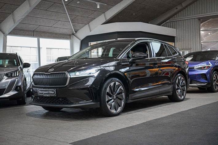 Sort Skoda Enyaq fra 2021