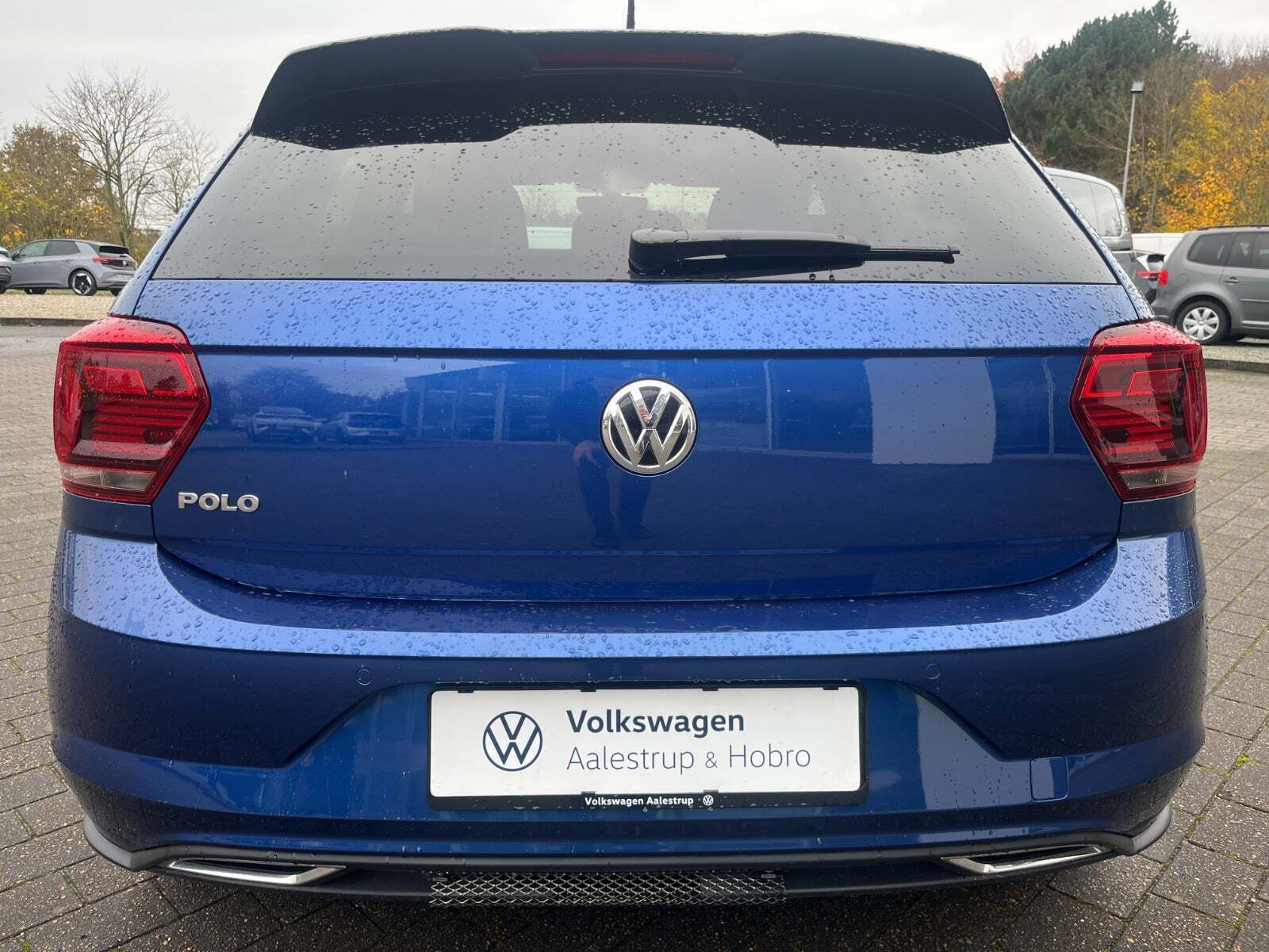 Blå VW Polo fra 2020