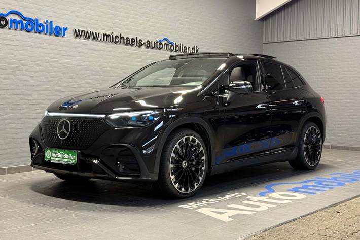 Sort Mercedes EQE350+ SUV fra 2023