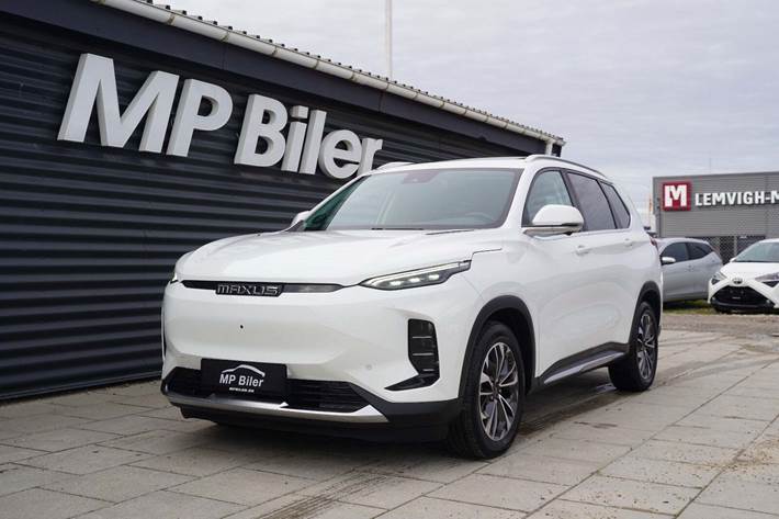 Hvid Maxus Euniq6 fra 2023 set udefra