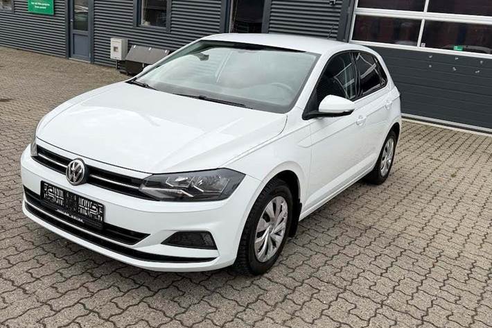 Hvid VW Polo fra 2019