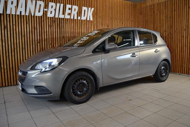 Grå Opel Corsa fra 2015