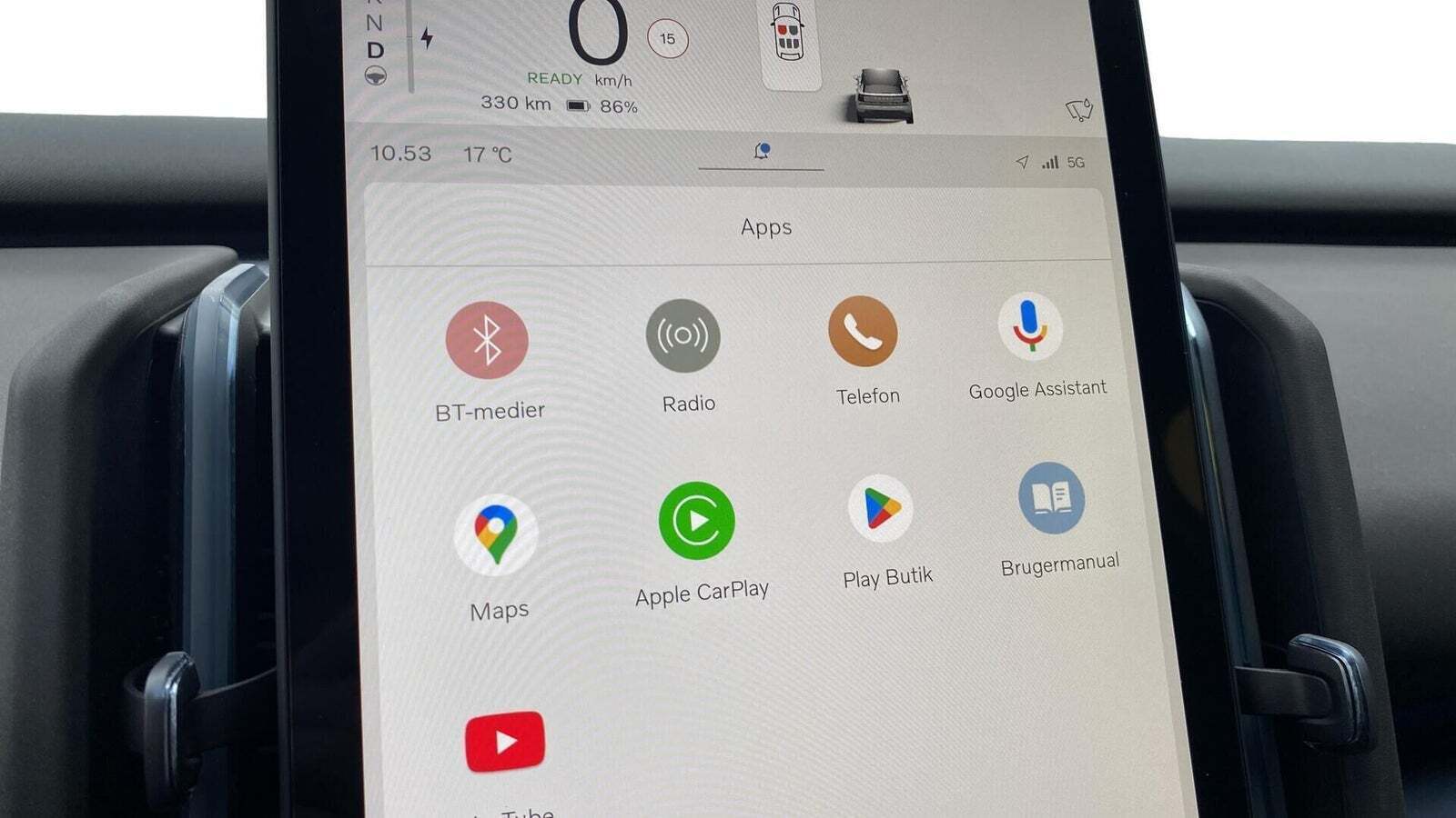 Blå Volvo EX30 fra 2024