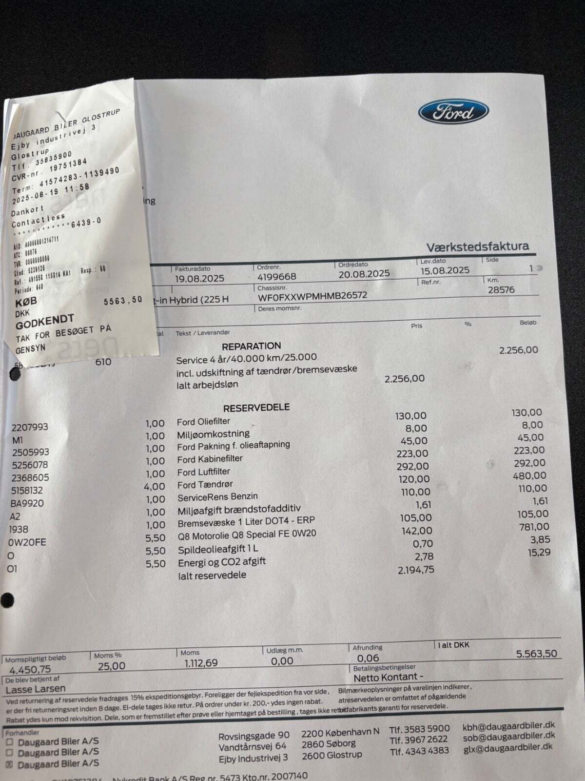 Grå Ford Kuga fra 2021