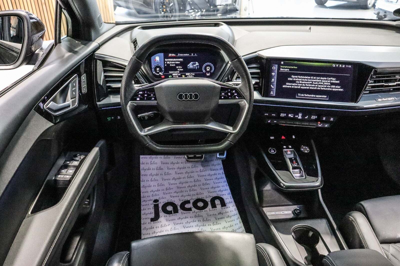 Sort Audi Q4 e-tron fra 2023