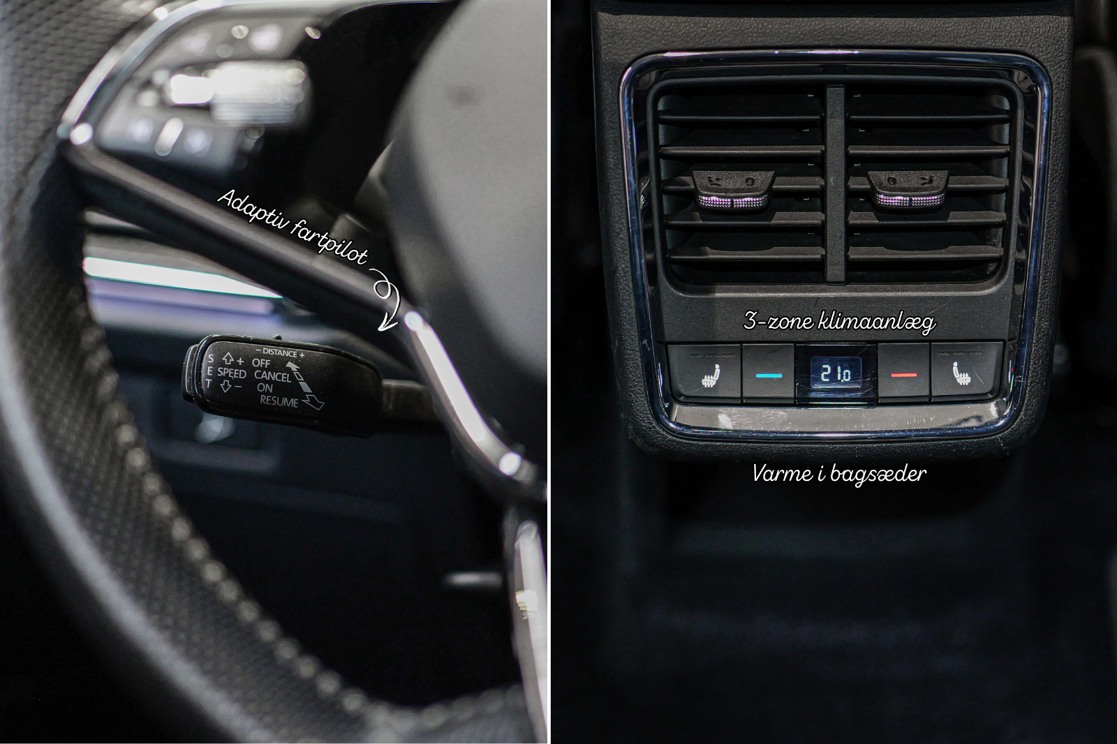 Hvid Skoda Enyaq fra 2021