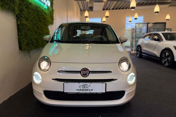 Hvid Fiat 500 fra 2016