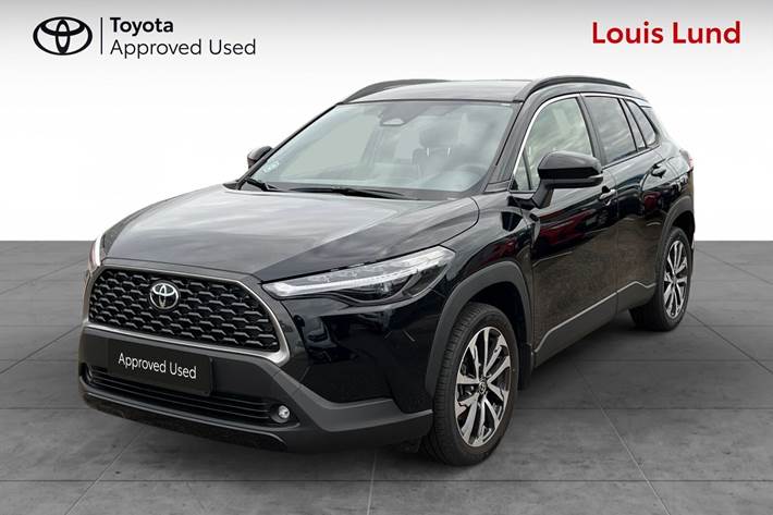 Sort Toyota Corolla Cross fra 2024 set udefra
