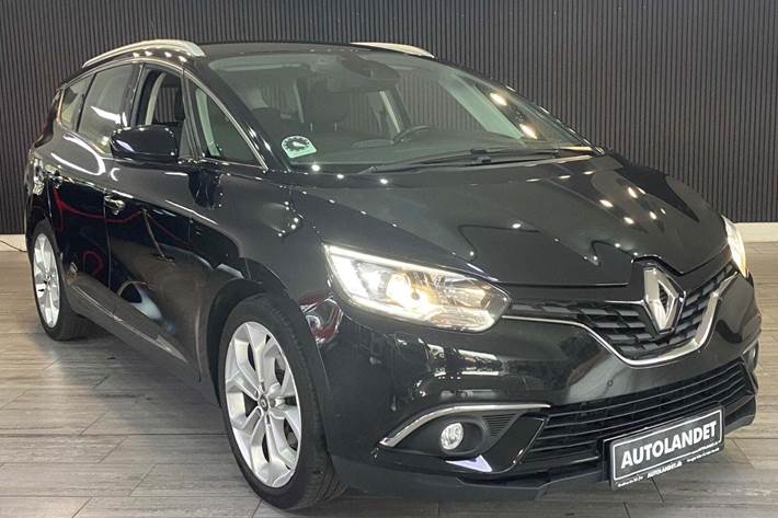 Sort Renault Grand Scenic IV fra 2017 set udefra